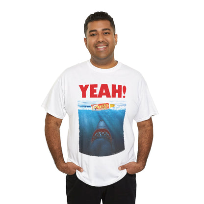 The Shark Puppet - Yeah! Jaws Parody - Unisex Heavy Cotton Tee